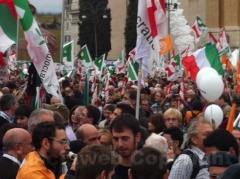 I viterbesi del Pd a piazza San Giovanni a Roma