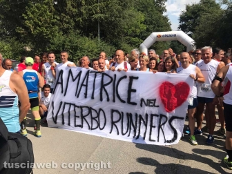 I Viterbo runners ad Amatrice