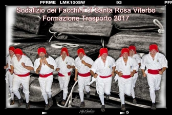 I volti del facchini di Santa Rosa