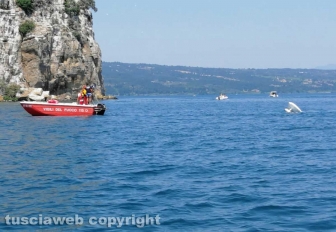 Lago di Bolsena - Idrovolante si inabissa