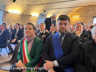 Viterbo - La festa della polizia - Chiara Frontini e Alessandro Romoli