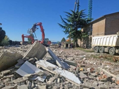 La chiesa di Villanova rasa al suolo per la ricostruzione