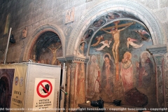 Restaurati due affreschi a santa Maria nuova