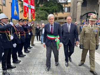 Viterbo - 25 aprile - Vittorio Sgarbi e Antonio Cananà