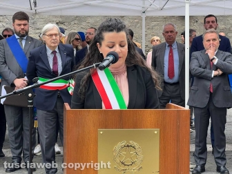 Viterbo - 25 aprile - La sindaca Chiara Frontini