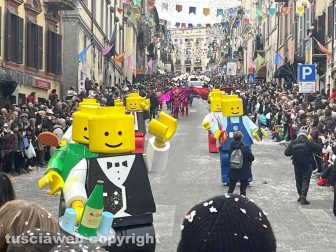 Il 323esimo corso di gala del Carnevale di Ronciglione
