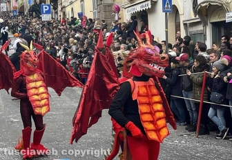 Il 323esimo corso di gala del Carnevale di Ronciglione