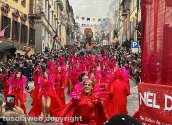 Il 323esimo corso di gala del Carnevale di Ronciglione