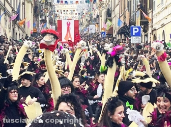 Il 323esimo corso di gala del Carnevale di Ronciglione