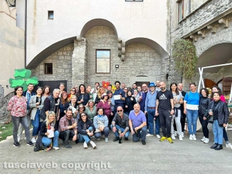 Il brindisi inaugurale di Viterbo in festa