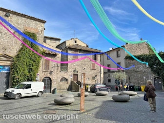 Il brindisi inaugurale di Viterbo in festa