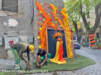 Il brindisi inaugurale di Viterbo in festa