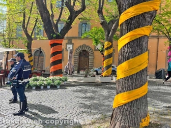 Il brindisi inaugurale di Viterbo in festa