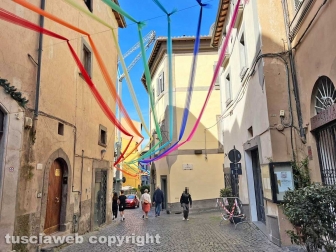 Il brindisi inaugurale di Viterbo in festa