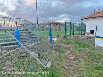 Il campo sportivo del Pilastro