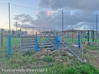 Il campo sportivo del Pilastro