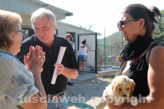 Il sopralluogo al canile di Bagnaia del vicesindaco Luisa Ciambella
