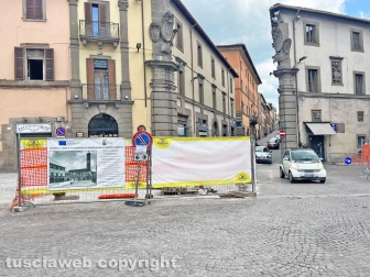 Il cantiere di piazza del Plebiscito