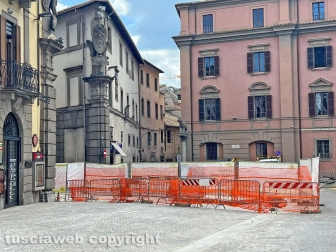 Il cantiere di piazza del Plebiscito