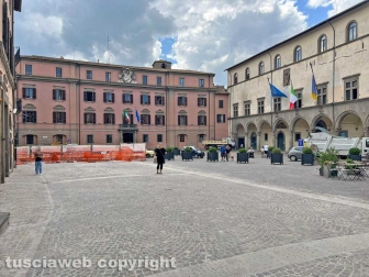 Il cantiere di piazza del Plebiscito