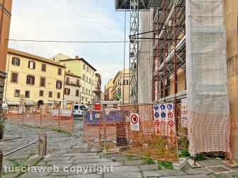 Il cantiere Pnrr di piazza Fontana grande