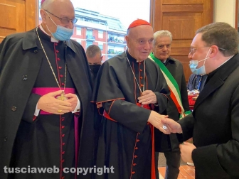 Il cardinale Angelo Comastri a Villanova