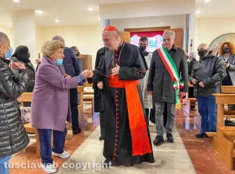 Il cardinale Angelo Comastri a Villanova
