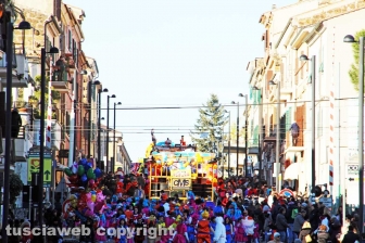 Il carnevale per le vie del centro