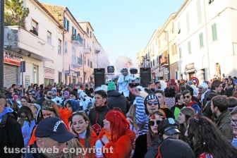 Il carnevale per le vie del centro