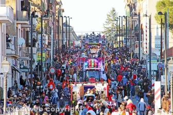 Il carnevale per le vie del centro