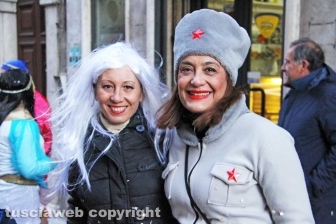 Il carnevale per le vie del centro