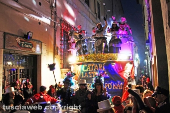 Il carnevale per le vie del centro