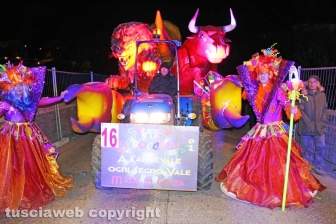 Il carnevale per le vie del centro