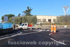 L\'inaugurazione del cavalcavia Poggino - Teverina