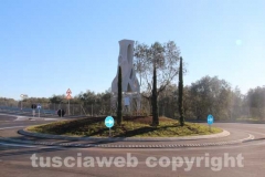 L\'inaugurazione del cavalcavia Poggino - Teverina