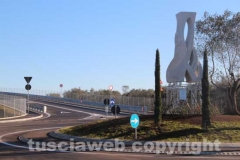 L\'inaugurazione del cavalcavia Poggino - Teverina
