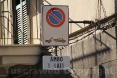 Via Garibaldi - Divieto di sosta da ambo i lati