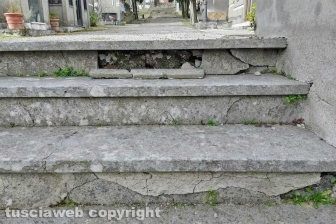 Montefiascone - Il degrado al cimitero