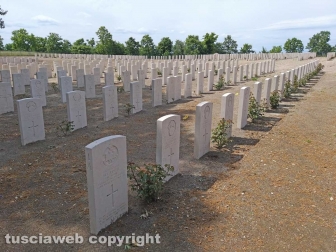 Bolsena - Il cimitero di guerra del Commonwealth