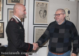 Andrea Antonazzo in visita a Tusciaweb