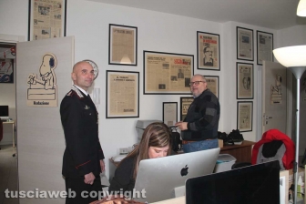 Andrea Antonazzo in visita a Tusciaweb