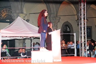 Il comizio di Chiara Frontini