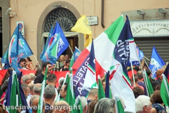 Il comizio di Giorgia Meloni