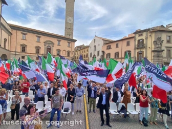 Il comizio di Giorgia Meloni