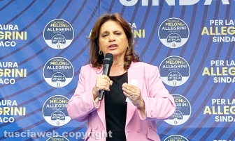 Il comizio di Giorgia Meloni