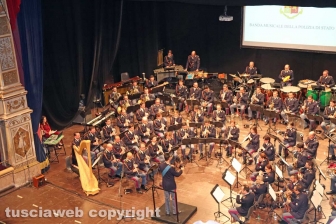 Il concerto della banda della Polizia di stato