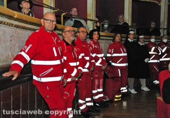 I volontari della Croce rossa di Viterbo