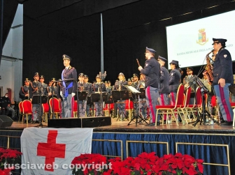 Il concerto della Cri con la banda musicale della polizia di stato
