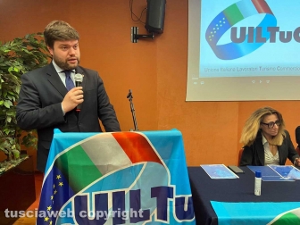 Viterbo - Alessandro Romoli al congresso UilTucs