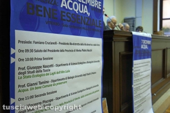 Viterbo - Il convegno "Acqua, bene essenziale"